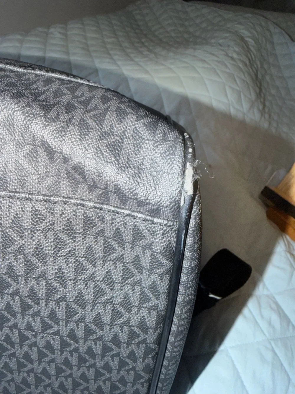 Michael Kors Black Monogram travel bag - Picture 10 of 11